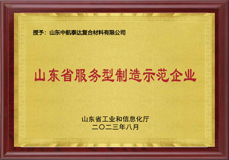 山東省服務型制造示范企業